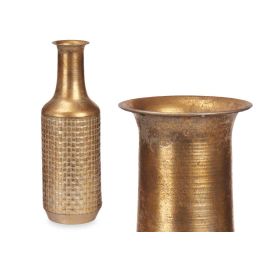 Jarron Relieve Alto Oro Envejecido Giftdecor 14X46CM (4 Unidades) Jarron Relieve Alto Oro Envejecido Giftdecor 14X46CM (4 Unidades)