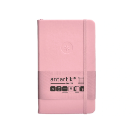 Antartik Cuaderno Tapa Dura A6 Hojas Cuadricula Rosa Pastel 100 Hojas 80 Gr Fsc