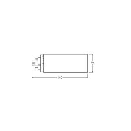 [LVE-4058075822313] Lámpara LED Ledvance/DULUX GX24q 3 10W 1100Lm 4000K 120º IP20