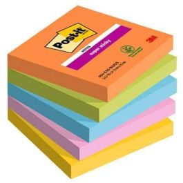 Post-It Blocs Notas Super Sticky 76x76 mm 90 Hojas 4 Colores Neón Lugares Boost 5 Blocs Precio: 9.78999989. SKU: B16REJNVR9