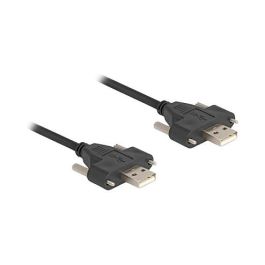 DeLOCK Cable USB 2.0 A Macho a Macho con Tornillos 30 mm para Montaje, Longitud 1 m, Color Negro Precio: 10.7569. SKU: B14AJQM9K8