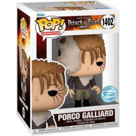 FUNKO Figura POP Attack On Titan Porco Galliard Exclusive Vinilo 9cm