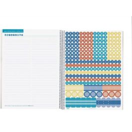 Planificador De Clases Finocam Del Docente Espiral Tapa Pp S/V 230X310 Con Goma No Fechado