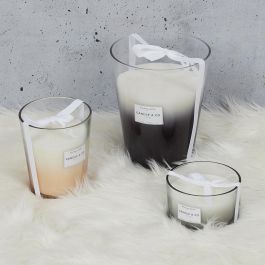 Home Deco Factory Vela Perfumada con 3 Mechas, Aroma Ámbar, 20h Duración