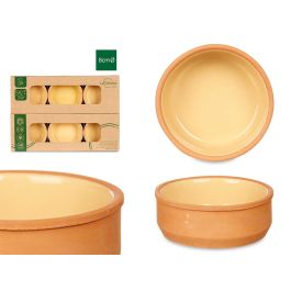 Set 6 Cazuelas Barro 12 Cm Color Mostaza La Dehesa (8 Unidades)