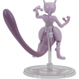 BANDAI BAN3701405825614 Figura de Acción Coleccionable Pokémon Mewtwo 12 cm, ultra articulada y muy detallada.