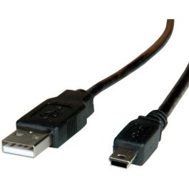 ROLINE 11.02.8708 Cable USB 2.0 A a Mini-USB B, 0.8m, Negro