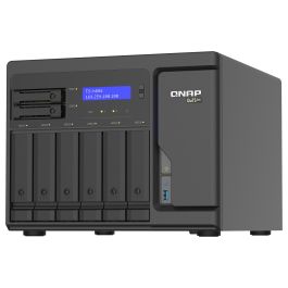 Qnap TS-H886-D1602-8G NAS Servidor 8 Bay (6x3.5" + 2x2.5") con Procesador Intel Xeon D-1622, 16GB RAM DDR4 ECC y 4 Puertos 2.5GbE