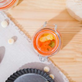 La Mediterranea Tarro Hermético de Vidrio con Cierre Clip 350 ml (12 Unidades)