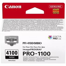 Canon PFI-4100MBK Cartucho de Tinta Pigmentada Negro Mate LUCIA PRO II para imagePROGRAF PRO-1100 A2, 200 Años Duración Precio: 62.50000053. SKU: B16QX73TN8