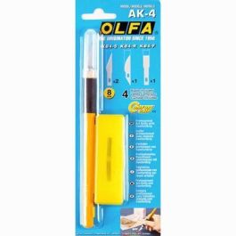 Olfa AK-4 Cortador Art Knife Pro de Precisión con 4 Cuchillas Intercambiables KB4-SC, KB4-R, KB4-P, KB4-F, KB4-NF Precio: 14.69000016. SKU: B1GXR4NR2X
