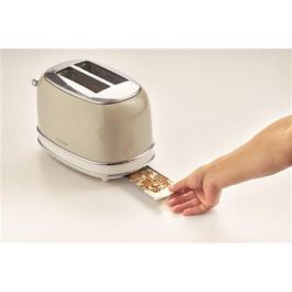 Ariete Tostador Vintage 2 Ranuras, 6 Niveles de Tueste, Bandeja Recogemigas Extraíble, Beige Ariete Tostador Vintage 2 Ranuras, 6 Niveles de Tueste, Bandeja Recogemigas Extraíble, Beige