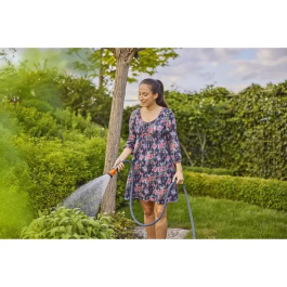 Gardena Liano Xtreme Kit Manguera 15m 1/2" Gris Resistente UV Heladas Fácil Almacenamiento