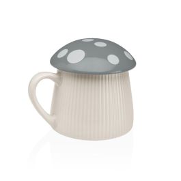 Taza con Tapa Versa Gris Seta Precio: 7.49999987. SKU: B1FFS92M3D