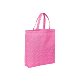 Bolsa Shopping Bag Safta Barbie Logomania Rosa 450x500x100 mm