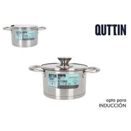 Cacerola Hermes 16 cm (1.8L) Acero Inoxidable con Tapa - Inde (6 Unidades) Precio: 60.69000025. SKU: B1258SGTPP
