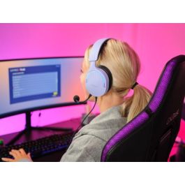 Trust GXT 490P FAYZO Auriculares Alámbricos Gaming USB Sonido Envolvente 7.1 Micrófono RGB Negro/Púrpura