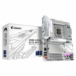 Gigabyte PLACA Z890 A ELITE WF7 ICE, Intel LGA 1851, Z890, DDR5, WiFi 7, 9MZ89EL7E-00-10 Gigabyte PLACA Z890 A ELITE WF7 ICE, Intel LGA 1851, Z890, DDR5, WiFi 7, 9MZ89EL7E-00-10