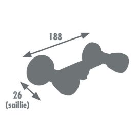 Edouard Rousseau EDR3047404060985 Mezclador de Fregadero de Cocina, Latón Cepillado, Caño Giratorio, Cartucho Cerámico Ø 35 mm