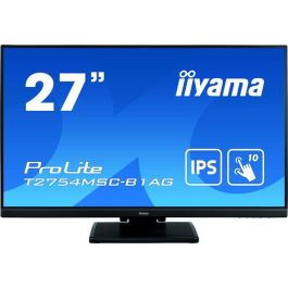Monitor Iiyama 27" (T2754MSC-B1AG) Negro Pcap 10-Points Tactil, Anti Glare Coating, 1920 X 1080, Ips-Panel, Slim Bezel, Speakers, Vga, Hdmi, Height Adjust., 300 Cd/M², Usb 3.0 Usb Touch Interface Precio: 479.69000057. SKU: S7810586
