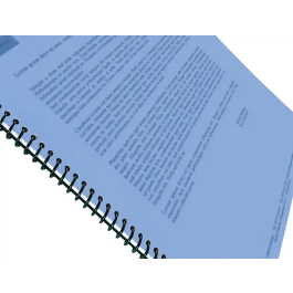 Liderpapel Tapa encuadernacion polipropileno A4 0.5 mm Azul translucido paquete de 100 unidades