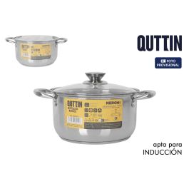 Inde Cacerola "New Neron" de Acero Inoxidable para Inducción 22 cm (5 L) (6 Unidades)