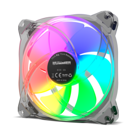 NOX Hummer X140-FAN Ventilador 14 cm ARGB Translúcido 1 pieza(s)