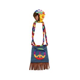Solapa De Bolso Hippy Multicolor Con Flecos