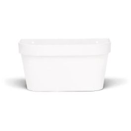 Maceta de pared - GARDEN ID Star - Blanco 36 x 16 cm - Reserva de agua con sistema de rebosadero - Reciclado y 100% reciclable Precio: 27.78999982. SKU: B1JRG73V8L