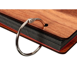 Liderpapel Anilla Bisagra N.2 Niquelada Diámetro 30 mm Caja de 20 Unidades