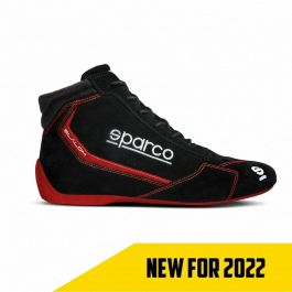 Sparco Botines Slalom 2022 S00129544NRRS Talla 44 Negro-Rojo FIA 8856-2018
