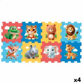 Alfombra de Puzzle Colorbaby Plástico EVA 114 x 58 cm 8 Piezas (4 Unidades)