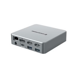 Conceptronic DONN25G Docking Station 15 En 1 USB 3.2 Gen 2 Type-C Ethernet 2 Puertos HDMI