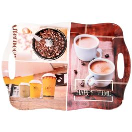 Quid Bandeja Habitat con Asas Polipropileno Multicolor 42x29x2,3 cm Precio: 2.50000036. SKU: B1C9NE8NQH