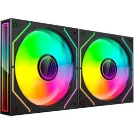 Mars Gaming MF-3DPROX2 Pack 2 Ventiladores 120mm ARGB Infinity Mirror PWM Ultra-silenciosos FDB para PC Gaming