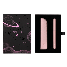Belius Space B Roller y Funda Similpiel Rosa Tinta Azul 0.7mm Caja Diseño