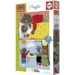 Puzzle - EDUCA - Osito Pardo: Set de 2 puzzles de 20 piezas para niños a partir de 4 años Puzzle - EDUCA - Osito Pardo: Set de 2 puzzles de 20 piezas para niños a partir de 4 años