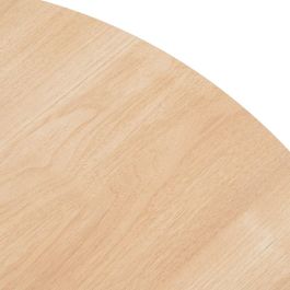 Mesa Comedor Natural-Blanco Dm-Metal 100 X 100 X 75 cm