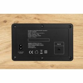 Thomson AAAQR77405 Altavoz Bluetooth Portátil Inalámbrico 50W Madera y Negro