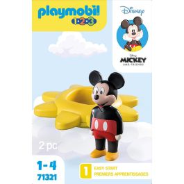 Playmobil 71321 Mickey Sol Giratorio 1.2.3 Disney Set de Inicio para Bebés +12 Meses con Sonajero