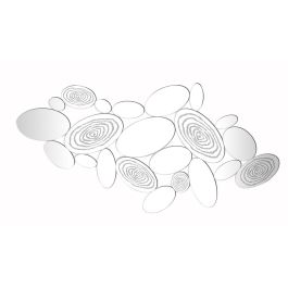 DKD Home Decor Espejo Moderno de Pared de 120 cm Alto x 60 cm Ancho, Marco de Cristal, Madera y Metal