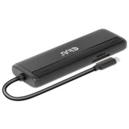 Club3D USB-8-in1-HUB USB-C a HDMI/DisplayPort/2xUSB/USB-C/RJ45 100W - Hub Multipuerto 8 en 1 para Portátil