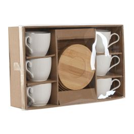 Cafe Basicos DKD Home Decor Blanco Natural 8 x 7 x 11 cm Set de 6 Cafe Basicos DKD Home Decor Blanco Natural 8 x 7 x 11 cm Set de 6