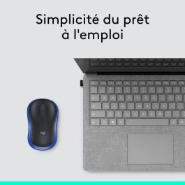 Logitech M185 Ratón Inalámbrico Plug-and-Play, Fiable, con Receptor USB, 12 Meses de Batería y 3 Años de Garantía, Azul