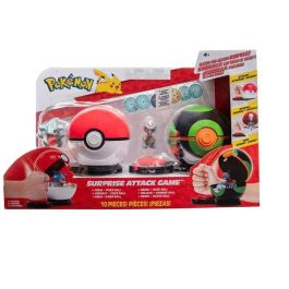 Jazwares Pokemon Ataque Sorpresa Batalla Frente a Frente - 10 piezas surtidas, para 4+ años