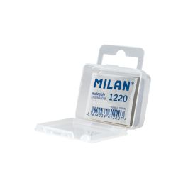 Milan Goma Maleable 1220 Blister - Gran poder de adsorción, ideal para carboncillo y pastel, borrado limpio
