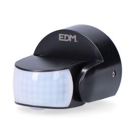 Edm Sensor de movimiento y crepuscular 15 m IP65 Negro con regulador de tiempo y luz, ángulo de detección 180°/360°, 1200W Precio: 10.50000006. SKU: B1JB3E2DVA