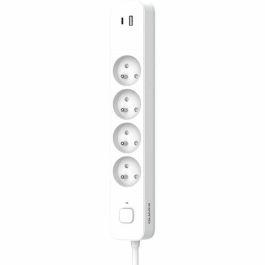 Quarx QUA4004282463160 Regleta Eléctrica de 4 Tomas de Corriente, Puertos USB Tipo C y USB A, Cable 1.5m Quarx QUA4004282463160 Regleta Eléctrica de 4 Tomas de Corriente, Puertos USB Tipo C y USB A, Cable 1.5m