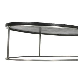 Mesa de Centro Home ESPRIT Negro Marfil 150 x 80 x 40 cm Mesa de Centro Home ESPRIT Negro Marfil 150 x 80 x 40 cm