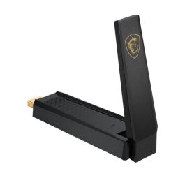 MSI Adaptador Wifi 6E GUAXE54 AXE5400 USB 3.2 Gen 1, WiFi 6E (802.11ax), 2.4GHz AX hasta 574 Mbps, 5GHz AX hasta 2402 Mbps, 6GHz AX hasta 2402 Mbps Precio: 90.68999973. SKU: B1ENPWFWXJ